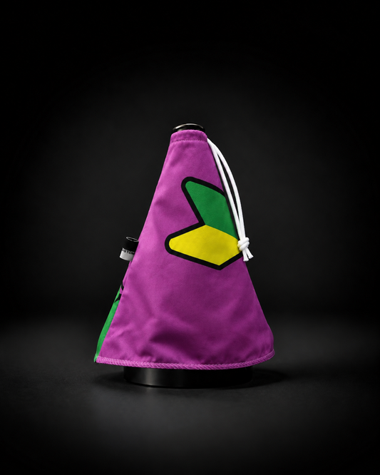 JDM Logo Gear Shift Boot Cover - Tie Edition